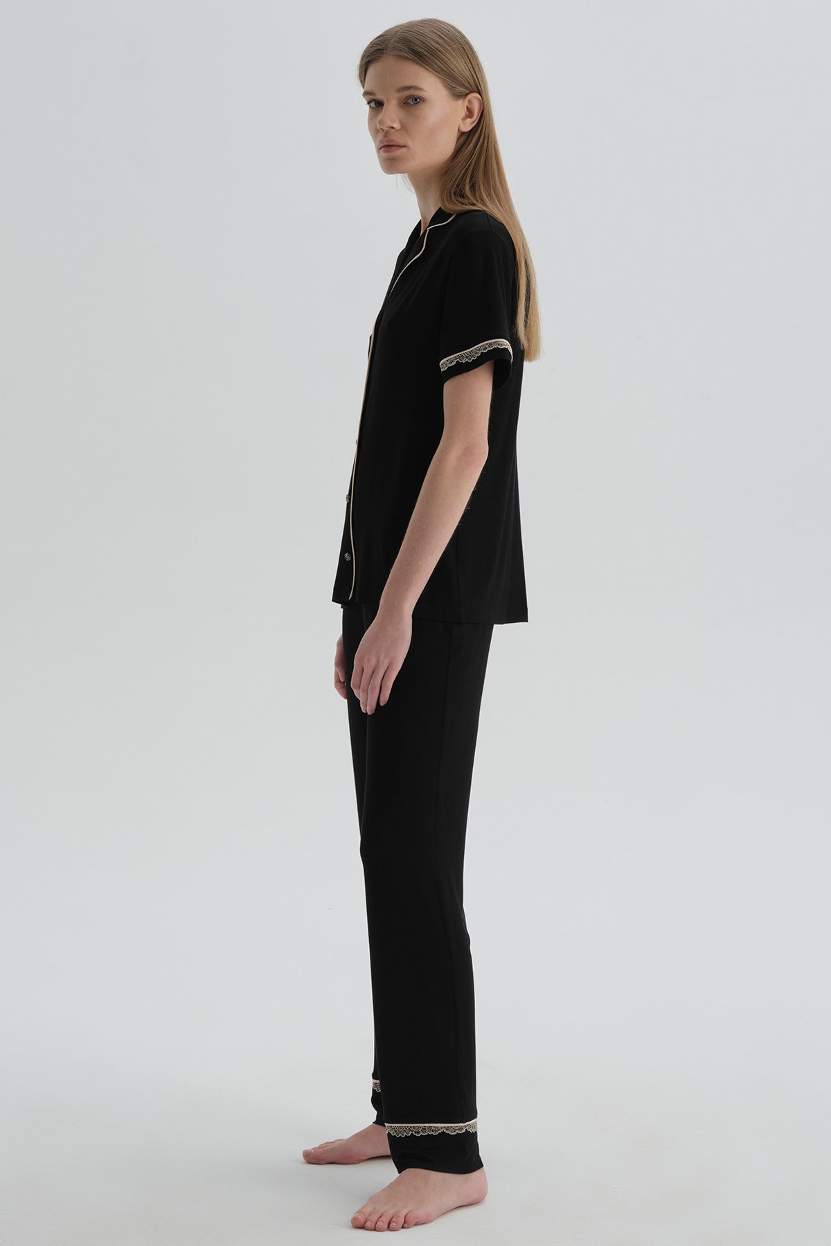 BLACK PYJAMA SET