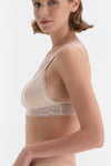 Pınk Nude Balenli Kapsız Büstiyer Sütyen