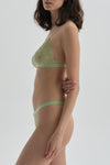 GREEN BRA