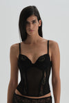 BLACK BUSTIER