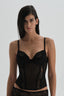 BLACK BUSTIER