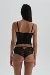 BLACK BUSTIER