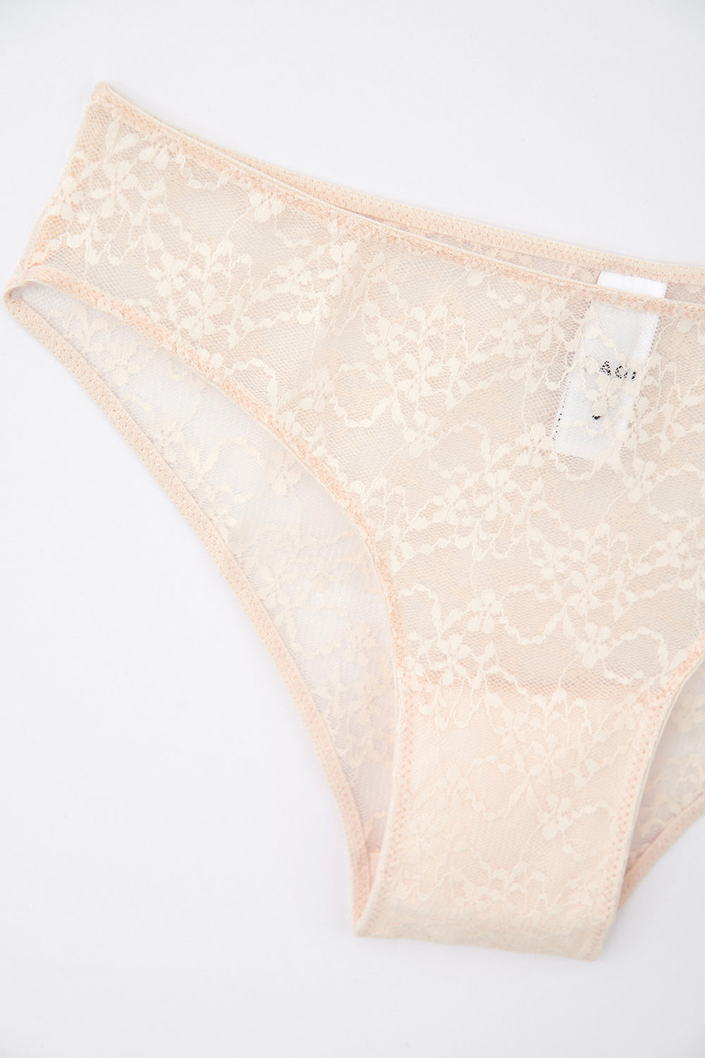 Pınk Nude Dantelli Slip