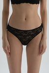 Siyah Dantelli Slip
