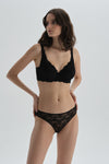 Siyah Dantelli Slip