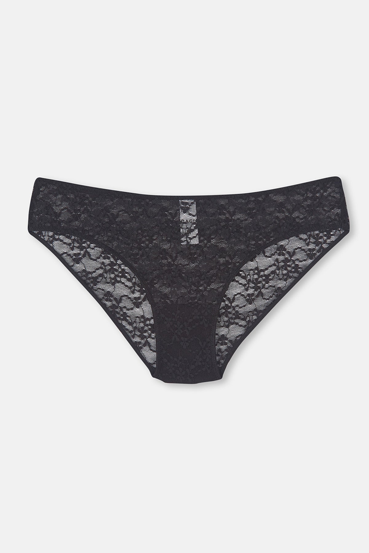 Siyah Dantelli Slip