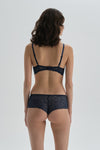 NAVY HIGH WAIST SLIP