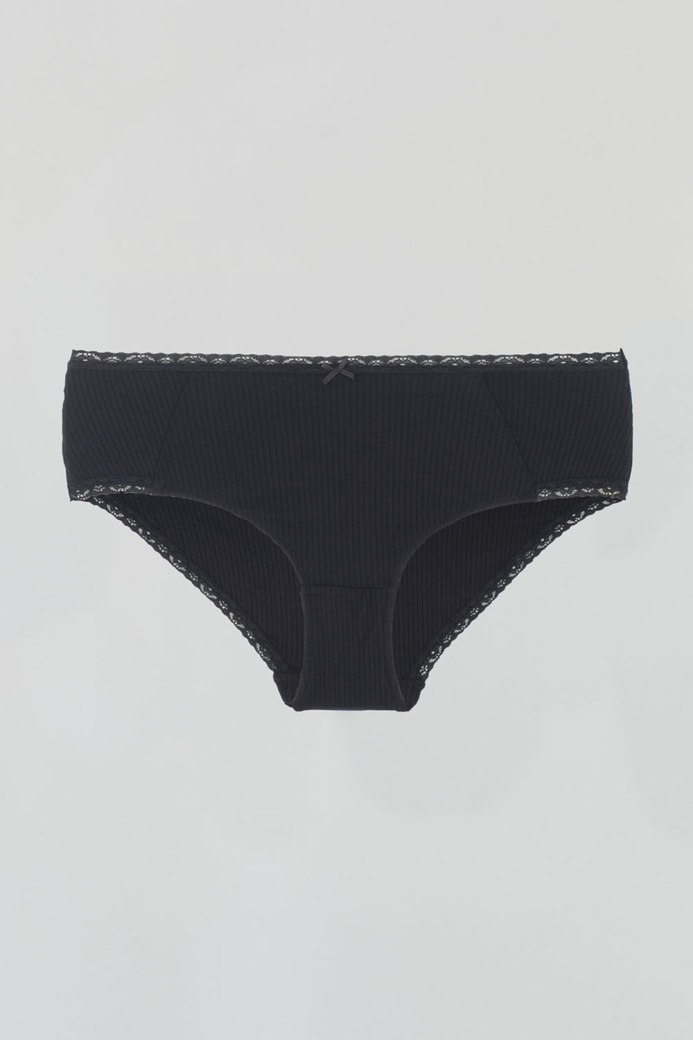 BLACK HIGH WAIST SLIP