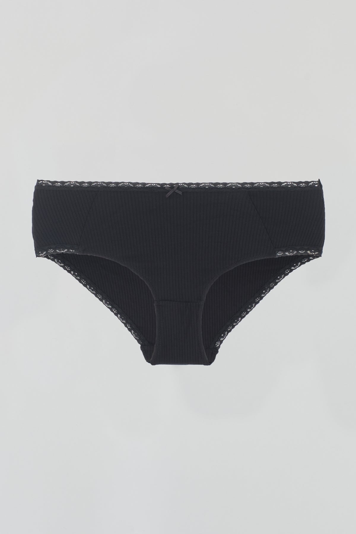 BLACK HIGH WAIST SLIP