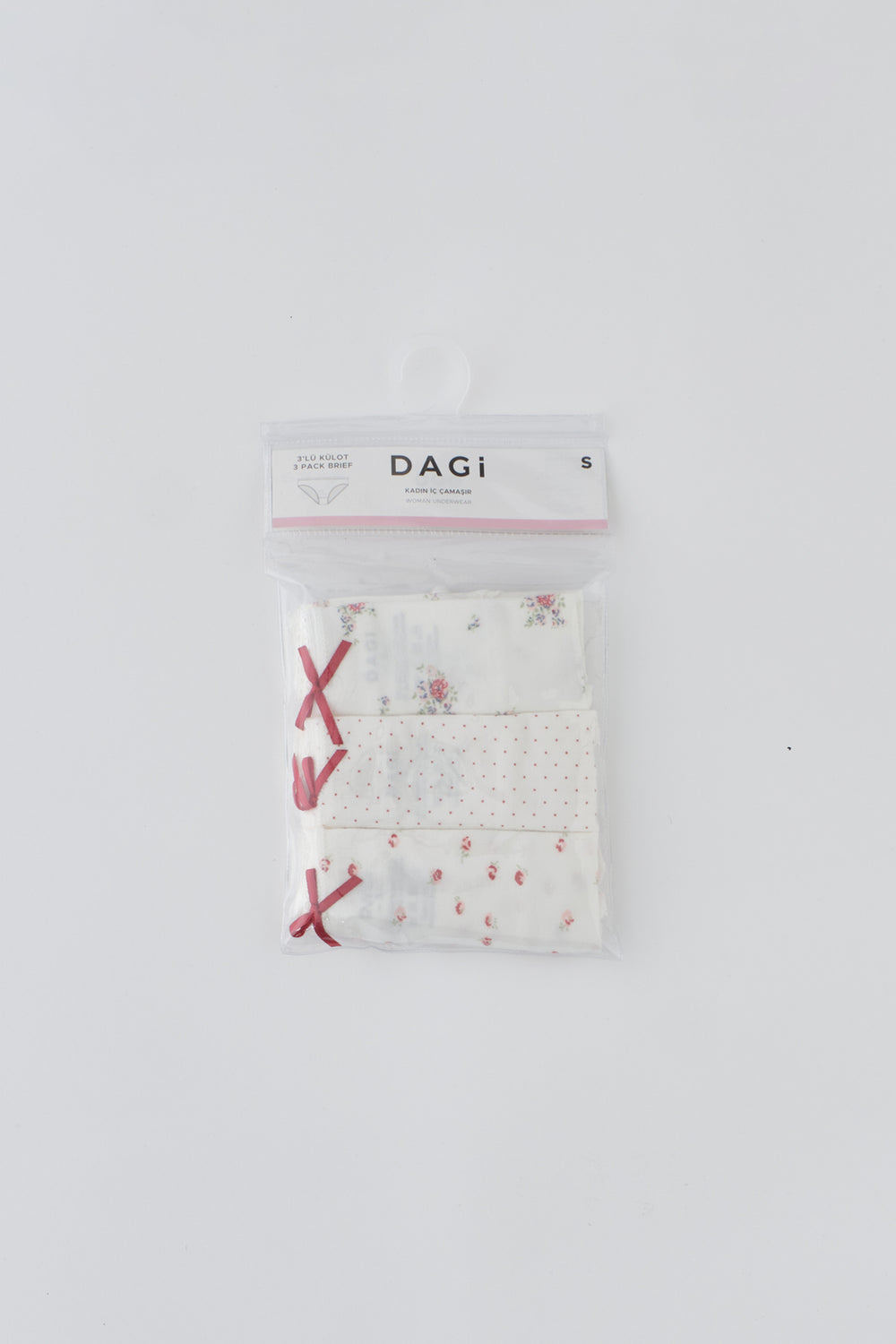 ECRU SLIP PACK OF 3