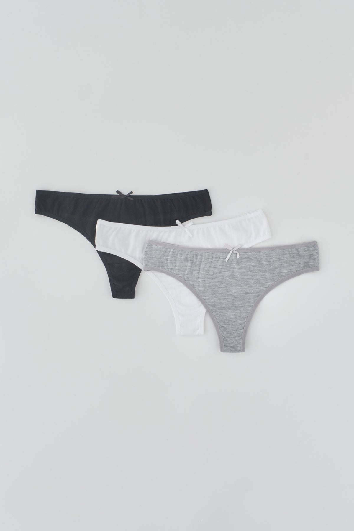 MULTI COLOUR THONG PACK OF 3