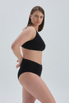 BLACK SHAPEWEAR BIKINI TOP