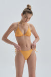 Sarı Üçgen Küçük Bikini Üst