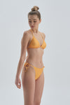 Sarı Üçgen Küçük Bikini Üst