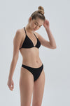 Siyah Üçgen Küçük Bikini Üst