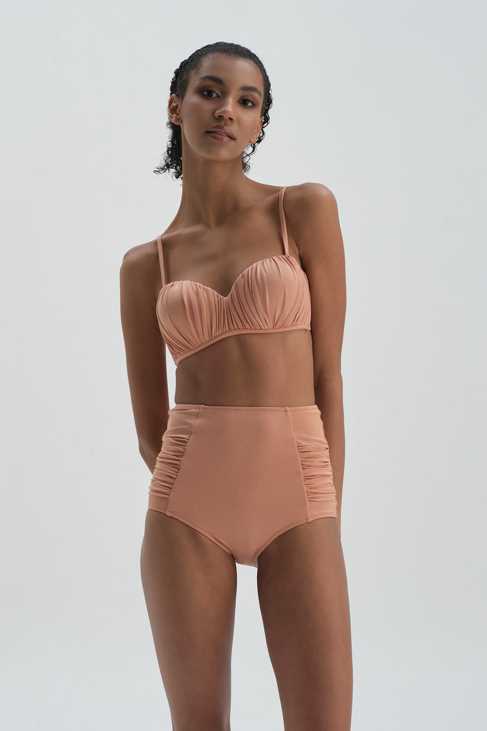 SALMON BIKINI TOP