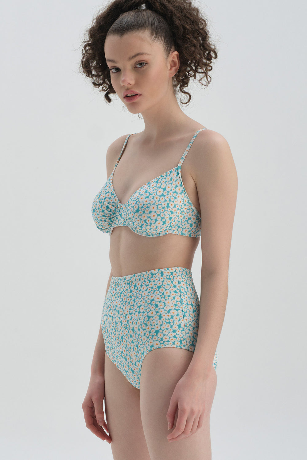 TEAL BIKINI TOP