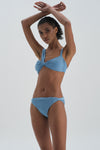 BLUE BIKINI TOP