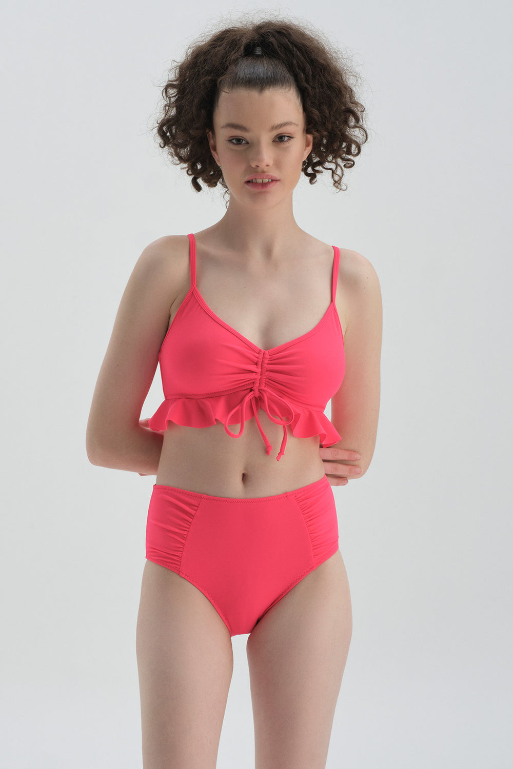 NEON FUCHSIA SHAPEWEAR BIKINI TOP