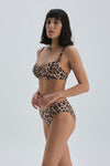 LEOPARD BIKINI TOP