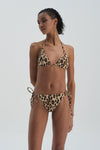 LEOPARD BIKINI TOP