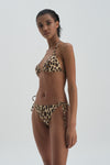 LEOPARD BIKINI TOP