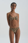 LEOPARD BIKINI TOP