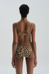LEOPARD BIKINI TOP