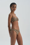 LEOPARD BIKINI TOP