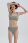 KHAKI BIKINI TOP