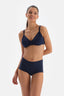 NAVY SHAPEWEAR BIKINI TOP