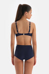 NAVY SHAPEWEAR BIKINI TOP