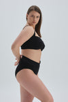 BLACK SHAPEWEAR BIKINI TOP