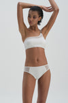 Beyaz Normal Bel Bikini Alt