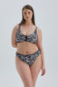 BLACK - WHITE SHAPEWEAR BIKINI BOTTOM