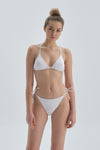 Beyaz Spagetti Bikini Alt