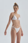 Beyaz Spagetti Bikini Alt