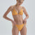 Sarı Spagetti Bikini Alt