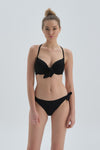 Siyah Bağcıklı Bikini Alt