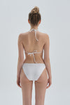 Beyaz Düşük Bel Bikini Alt