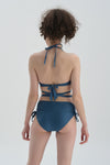 Marin Yanı Büzgülü Bikini Alt
