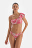 FUCHSIA - GREY BIKINI BOTTOM