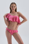 Fuşya Düşük Bel Bikini Alt