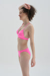 Neon Pembe Düşük Bel Neon Bikini Alt