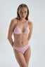 PINK - WHITE BIKINI BOTTOM
