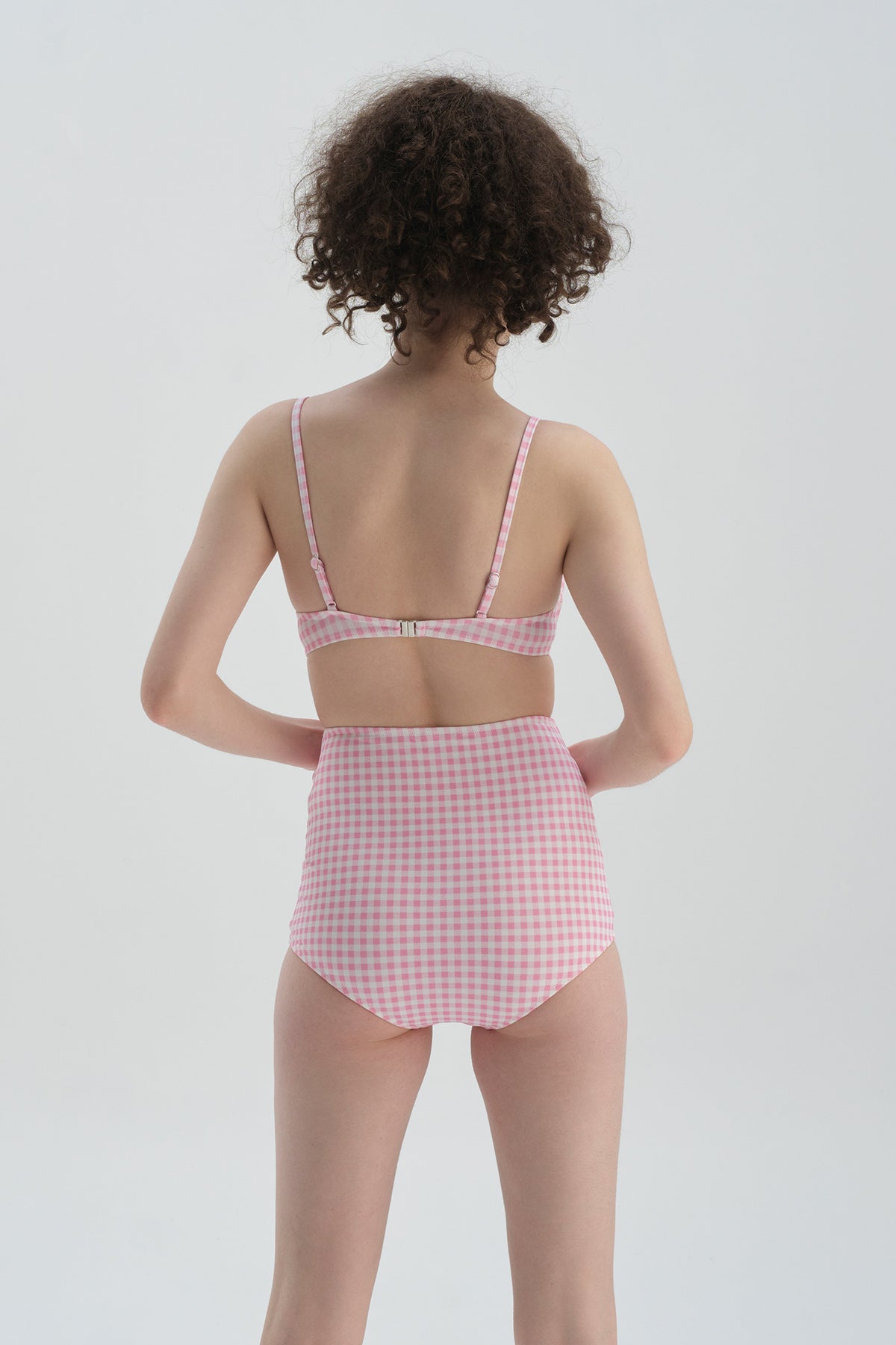 PINK - WHITE BIKINI BOTTOM