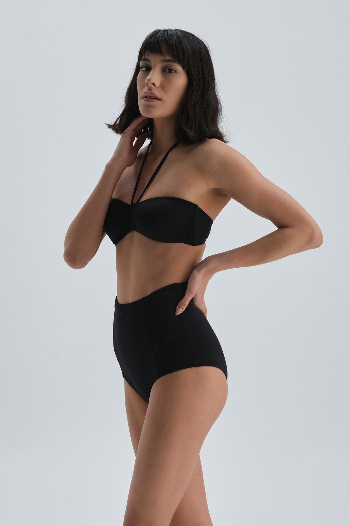 BLACK SHAPEWEAR BIKINI BOTTOM