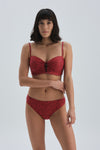 RED - BLACK BIKINI BOTTOM