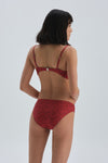RED - BLACK BIKINI BOTTOM