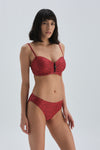 RED - BLACK BIKINI BOTTOM